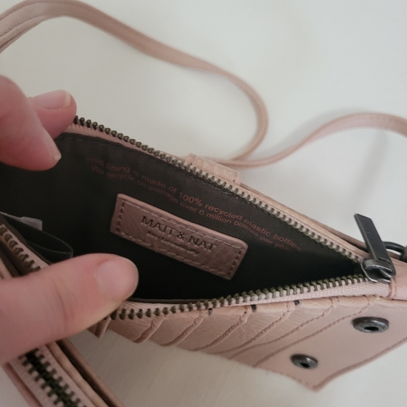 NEW Matt & Nat Vegan Convertible Wallet Purse Pink (AF2) - Picture 4 of 4